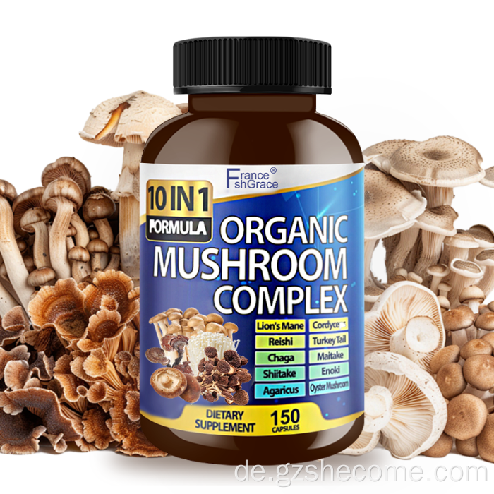 Hochfächer -Pilz -Ergänzung Gehirnergänzung